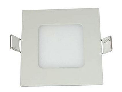 158952 podhledove svetlo led 3w 90x90mm bile 230v 3w vestavne