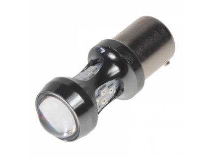 159099 led bau15s cervena 12 24v 16led 3030smd