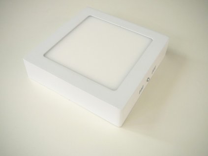 LED stropní svítidlo 12W přisazený čtverec 166x166mm - Teplá bílá