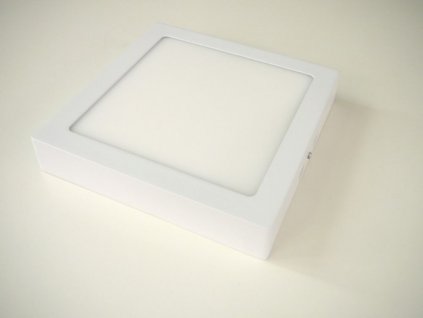 LED stropní svítidlo 18W přisazený čtverec 220x220mm - Teplá bílá
