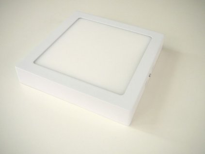 132248 led stropni svitidlo 18w prisazeny ctverec 220x220mm studena bila