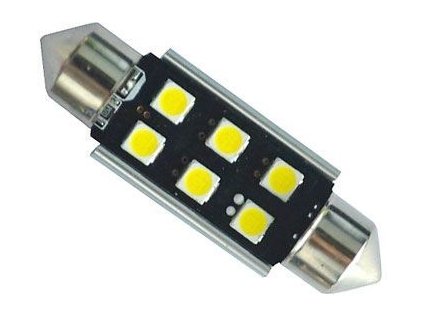 Žárovka LED SV8,5-8 sufit, 12-24V, 6xLED3030, bílá, CANBUS, délka 39mm