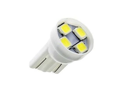 Žárovka LED T10 12V/0,5W bílá, 4xSMD2835