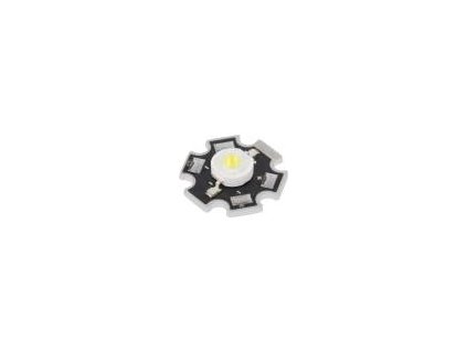 LED výkonová STAR bílá studená Pmax: 1W 4500-5650K 120÷130lm