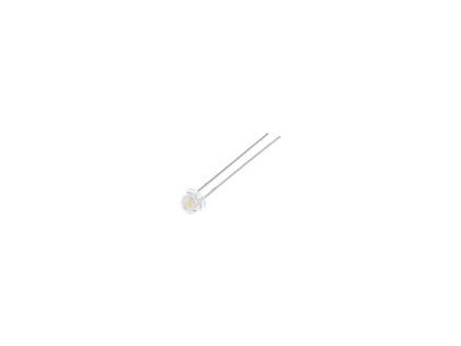 162444 led 4 8mm bila teple 1300 2200mcd 90 celo vypoukle 2 63 6v