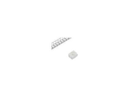 LED SMD 3528,PLCC2 red 200÷430mcd 3.5x2.8x1.8mm 120° 20mA