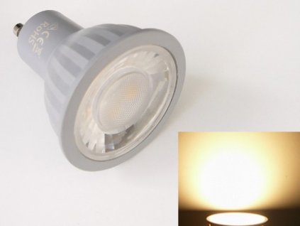 LED žárovka GU10 EV7W - Teplá bílá
