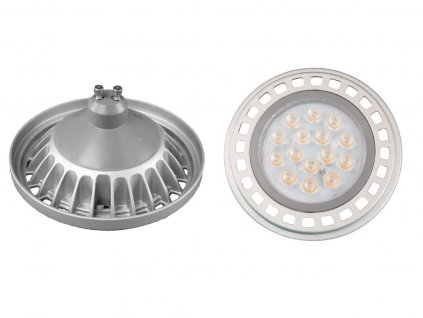 144638 led zarovka gu10 ar111 x45 100 15w tepla bila