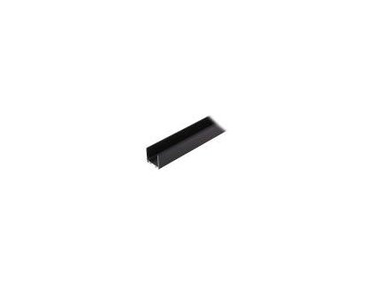 165037 profil pro moduly led prisazene cerna l 1m hlinik eloxovane