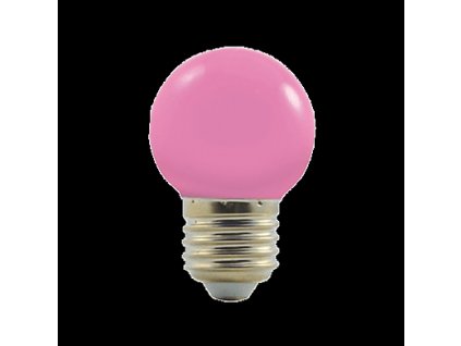 165433 led g45 230 240v 1w colourmax e27 nachova