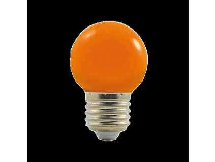 LED G45 230-240V 1W COLOURMAX E27 ORANŽOVÁ