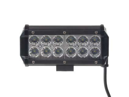 LED světlo 10-30V, 12x3W, rozptýlený paprsek, 163x80x65mm