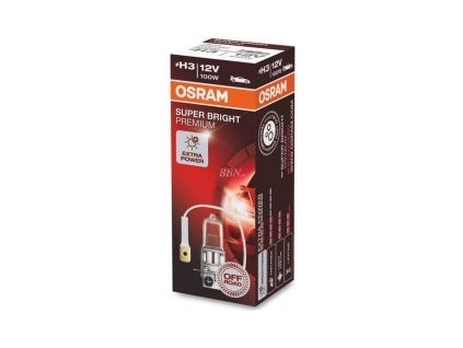 žárovka H3 12V 100W PK22s OSRAM SUPER BRIGHT PREMIUM