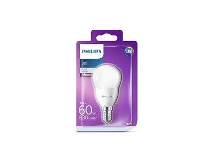 169705 philips e14 7w 6500k 830lm nahrada 60w led kapkova zarovka p48 opal