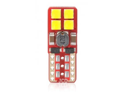 170547 led zarovka t10 w5w 12 24v bila canbus 8led
