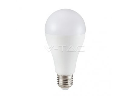184035 led bulb samsung chip 17w e27 a65 plastic warm white vt 217