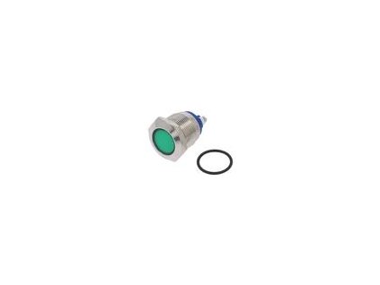 185248 kontrolka led plocha 24vdc 24vac otv 19mm sroubove mosaz
