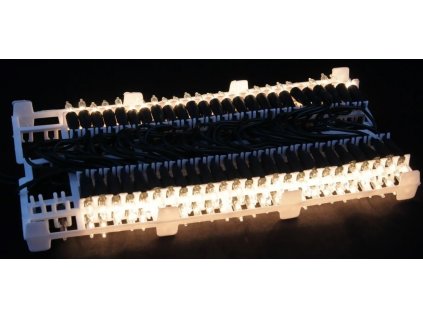 Tradiční žárovkové Vánoční osvětlení 100 žároviček teple bílá