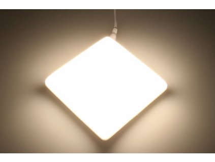 186165 hz24 led panel 24w ctverec 175x175mm denni bila