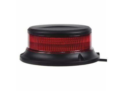 LED maják, 12-24V, 18x1W červený, magnet