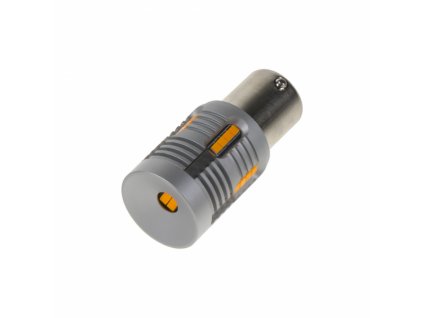 LED BA15s oranžová, 12-24V, 24LED/1W