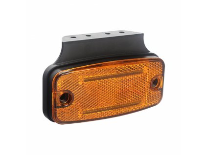 Boční obrysové světlo LED, oranžový obdélník, ECE R3, R91