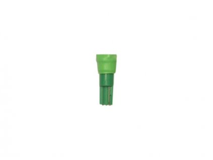 29739 zarovka led 12v 1 2w w2x4 6d zelena smd