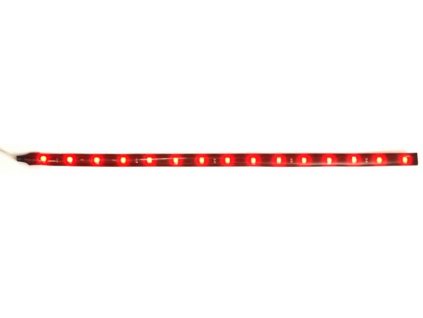 samolepící LED pás 30cm 15ks SMD LED červený