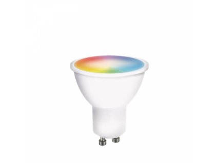 LED SMART WIFI žárovka, GU10, 5W, RGB, 400lm