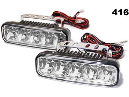 světlomet pro denní svícení oválný LED MYCARR 12V/24V