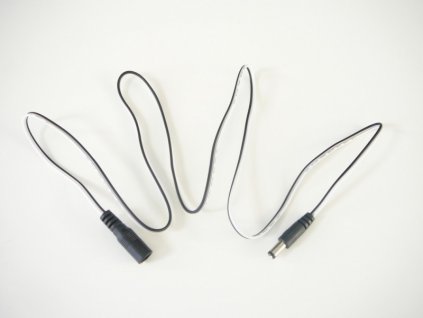 DC napájecí kabel s konektory 1m - DC prodlužovací 1m kabel s konektory