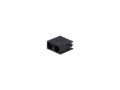 82393 objimka diody led 3mm polyamid uhlova cerna ul94v 2 h 9 7mm