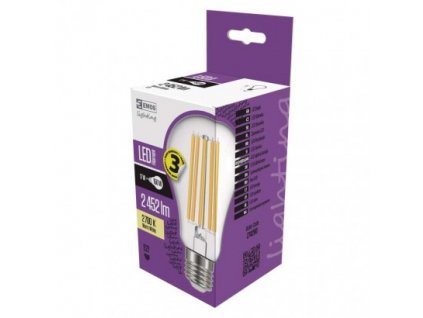 193887 led zarovka filament a67 aplusplus 17w e27 tepla bila