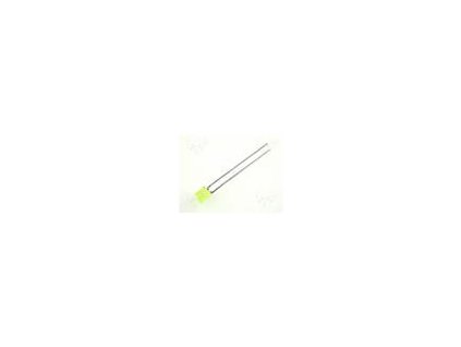 1035 led ctvercovy 3x3mm zluta 15mcd 110 celo plochy 20ma