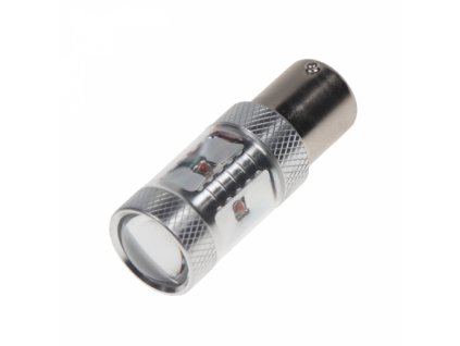 40690 cree led zarovka ba15s 12 24v 30w 6x5w cervena