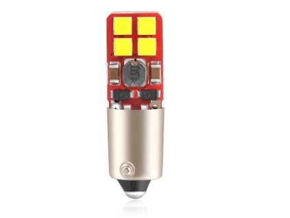 170548 led zarovka t4w ba9s 12v 8led studena bila canbus