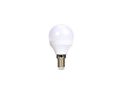 LED žárovka, miniglobe, 8W, E14, 4000K, 720lm, bílé provedení