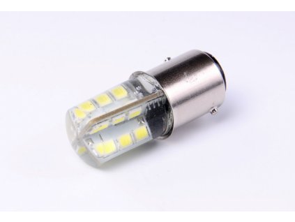 193330 zarovka led 12v 21 5w bay15d 24xled 2385 blikajici flash