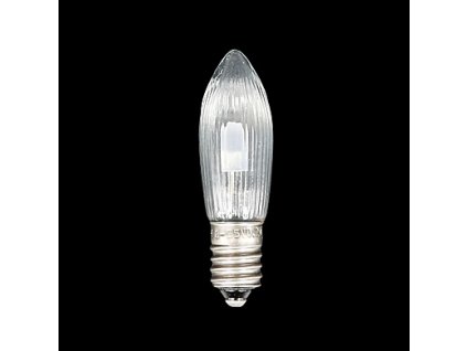 LQ LED filament 14-55V 0,1W E10 C13 vánoční bílá 3000K