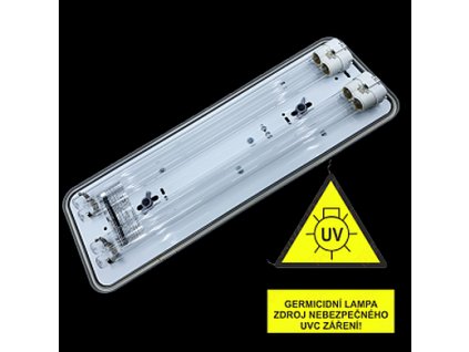 190083 victoria ip20 germicid uvc 254 nm 2x18w kompletni zaric uvc