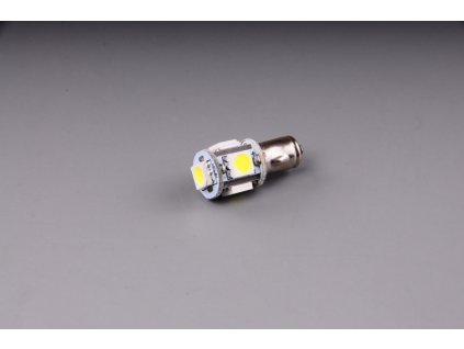 žárovka LED 12V 5W BA7s čirá 5xSMD 5050