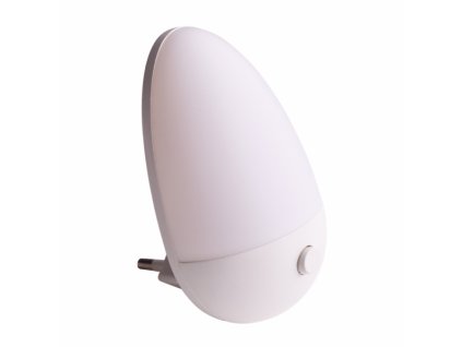 LED dětská noční lampička do zásuvky s vypínačem 1W/230V/4000K, bílá