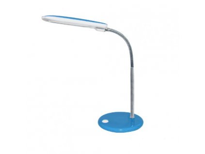 LED stolní lampička s vypínačem BAZ 5W/230V 4000K/340Lm/120°/IP20, modrá