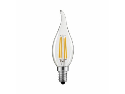 Retro LED Candle Flame Filament žárovka čirá 6,5W/230V/E14/4000K/820Lm/360°/A++