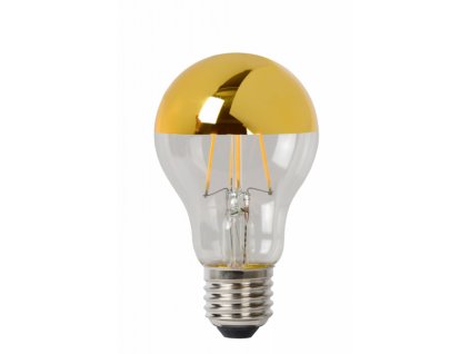 LED A60 6W Filament zlatý vrchlík