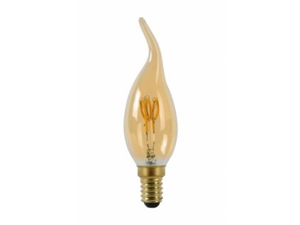 EDISON LED svíčková žárovka plamínek Gold