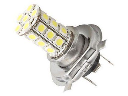 Žárovka LED H4 12V/5W, bílá, 27xSMD5050