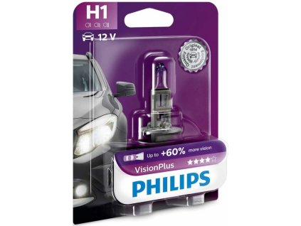 Philips žárovka H1 VisionPlus 12V