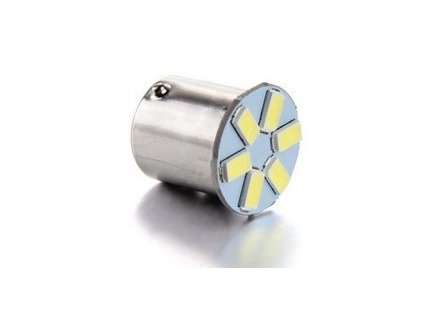 22892 led zarovka 12v ba 15s bila 3g 4x1 5w