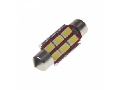 LED žárovka 24V s paticí sufit (36mm) 6LED/5730SMD s chladičem